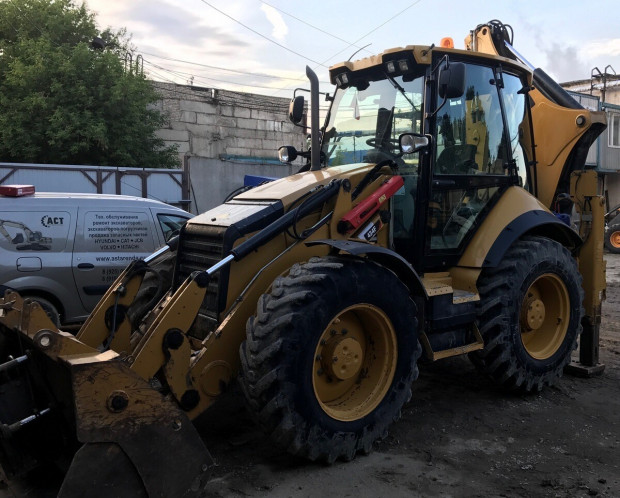Аренда гидромолота на базе экскаватора-погрузчика САТ, JCB