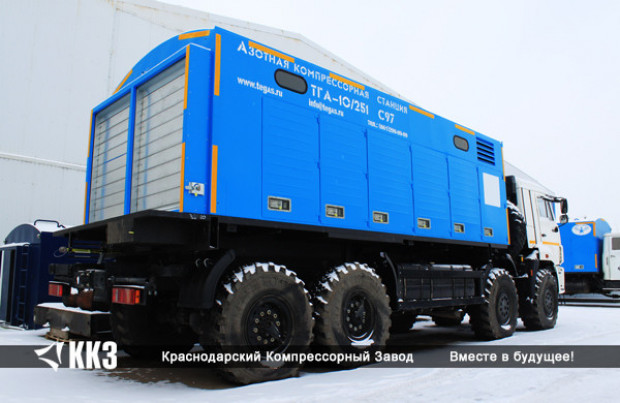 Аренда азотных компрессоров и компрессорных станций СДА-10/251 (ТГА-10/251)