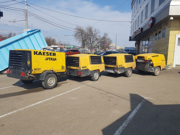 Аренда передвижного компрессора Kaeser
