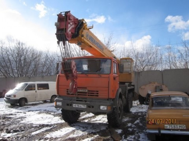 Аренда вездеходного автокрана Ивановец КС-45717 К-3
