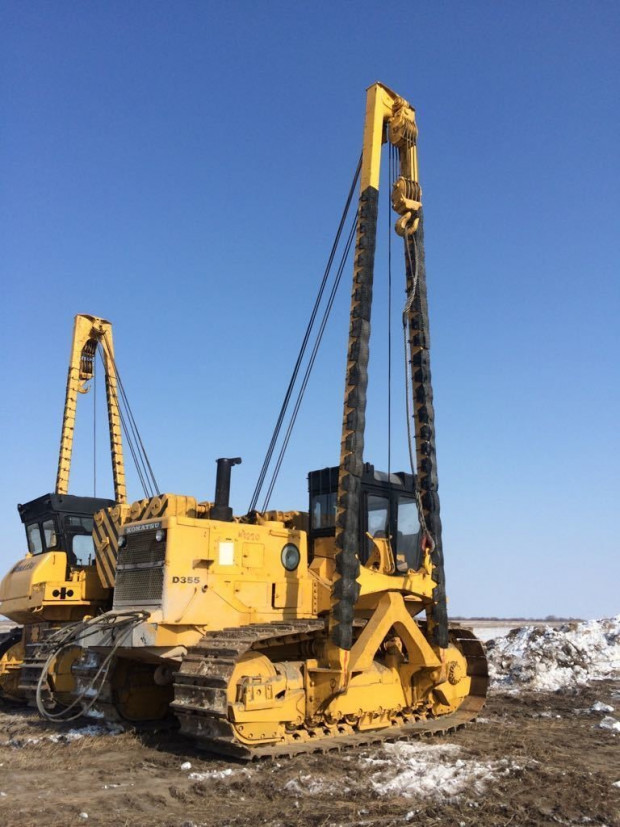 Аренда трубоукладчика Komatsu D355
