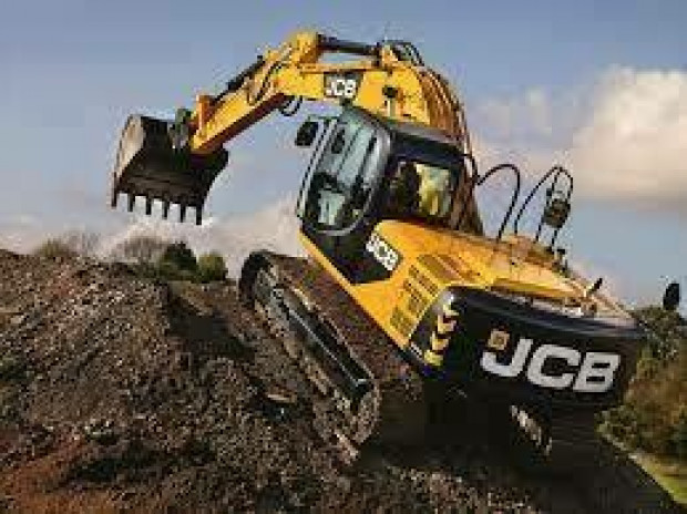 Поворотный гусеничный экскаватор Hyundai, JCB