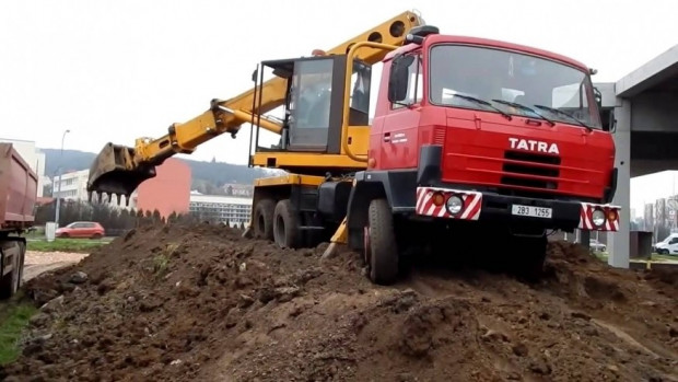 Заказ экскаватора-планировщика Tatra UDS 114
